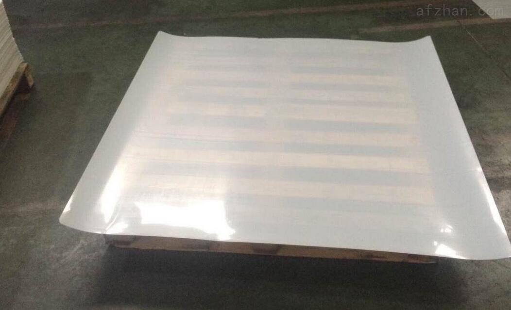 Plastic slip sheet